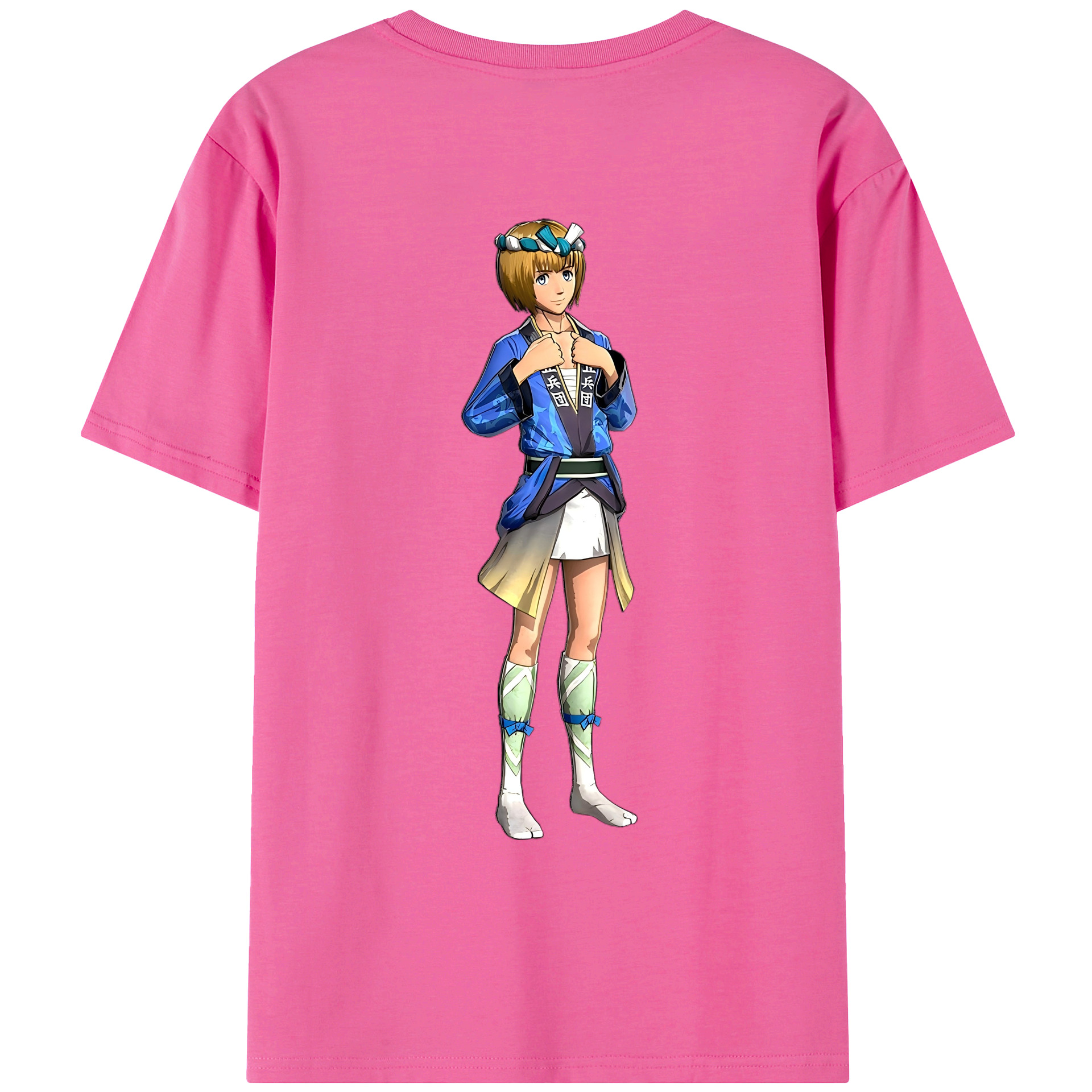 （画像用） 進撃の巨人 アルミン·アルレルト Attack on Titan Armin Arlert レディース半袖Tシャツ(バックプリント)
